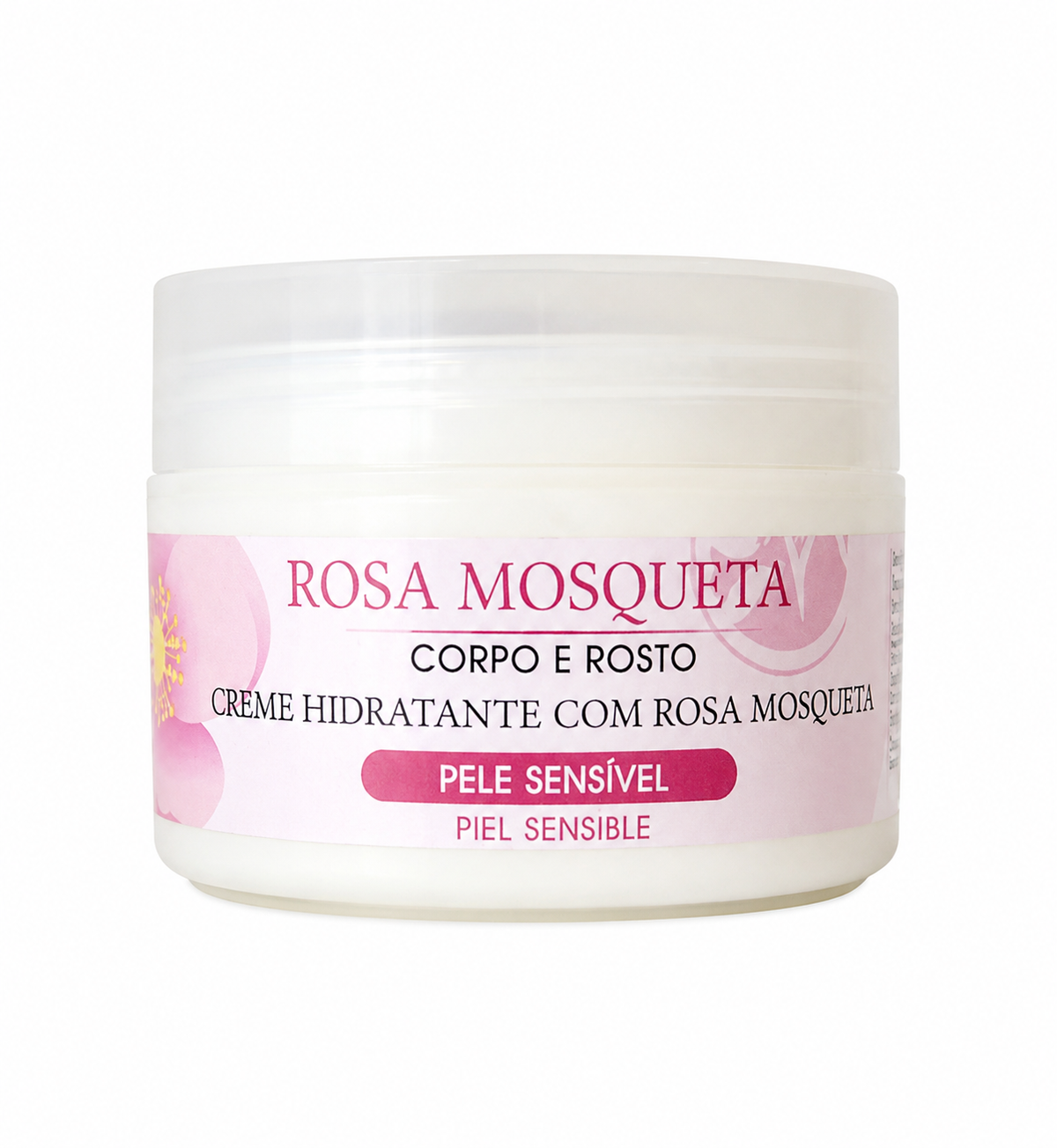 Creme de Corpo e Rosto Rosa Mosqueta