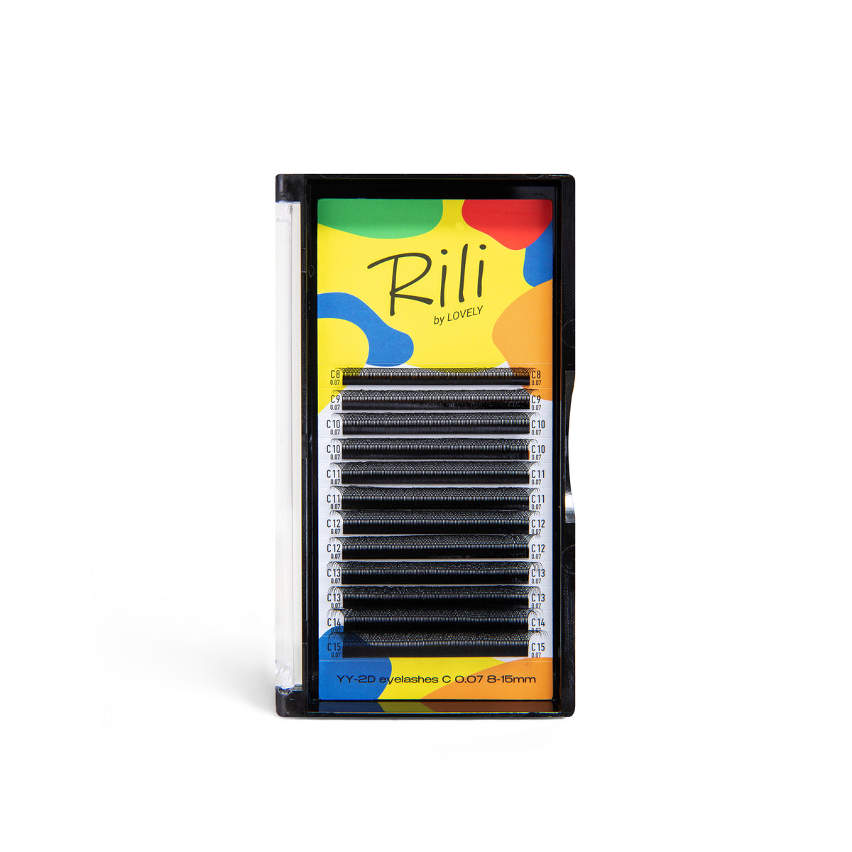 Extensões de Pestanas Fan YY-2D Rili – 12 Linhas – MIX