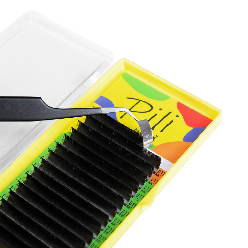 Extensões de Pestanas RILI Black – 16 Linhas – MIX