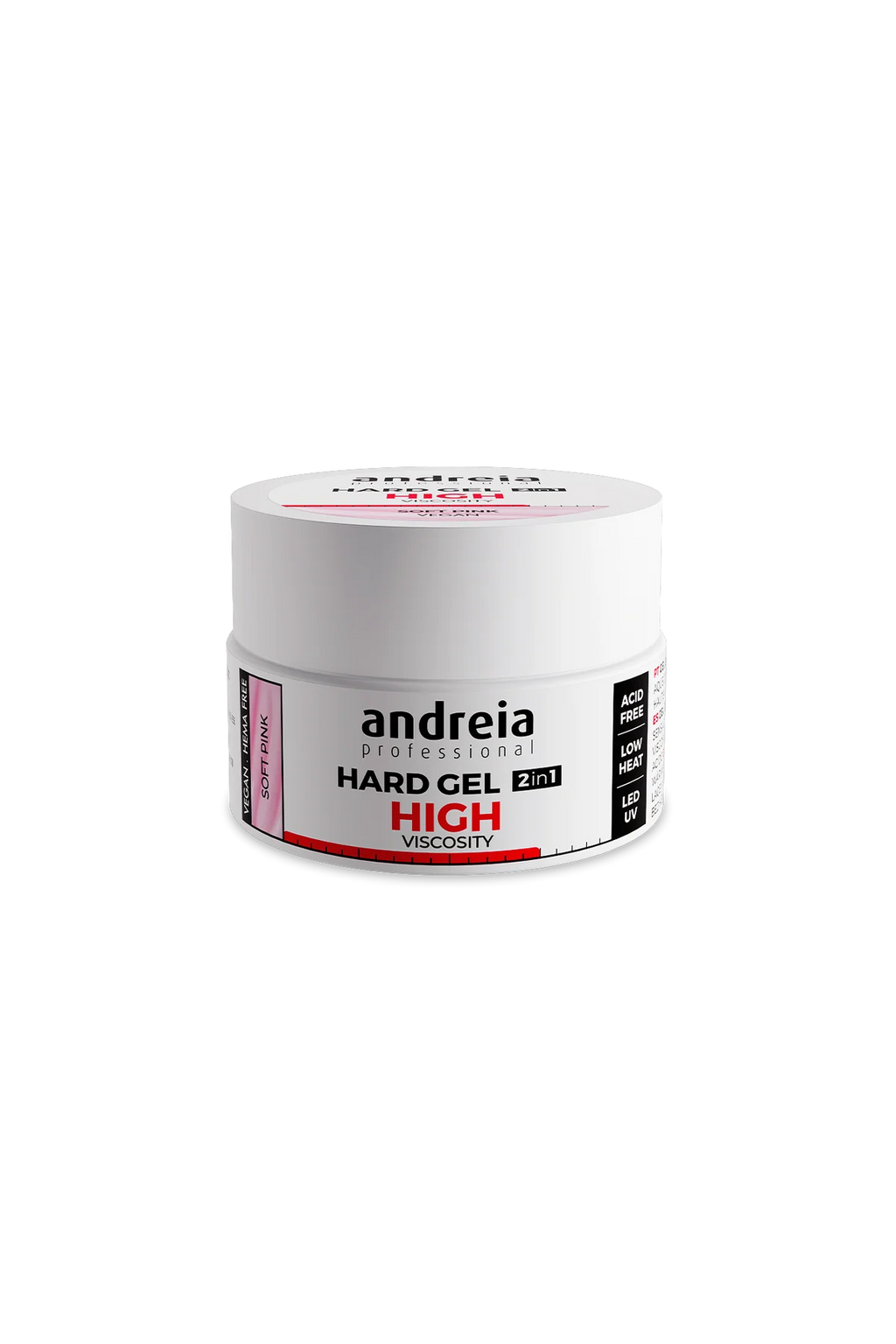 Hard Gel 2 in 1 - Soft Pink (High viscosity)