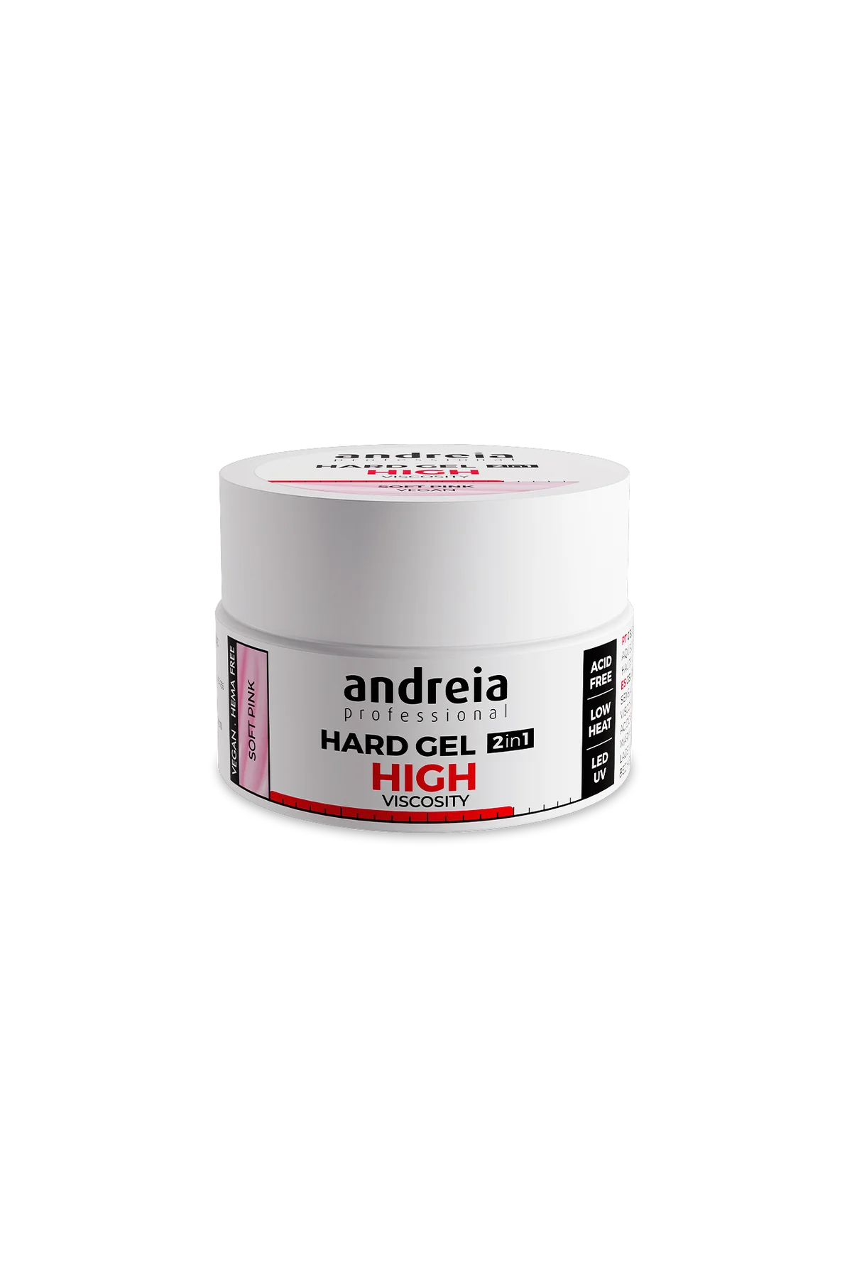 Hard Gel 2 in 1 - Soft Pink (High viscosity)