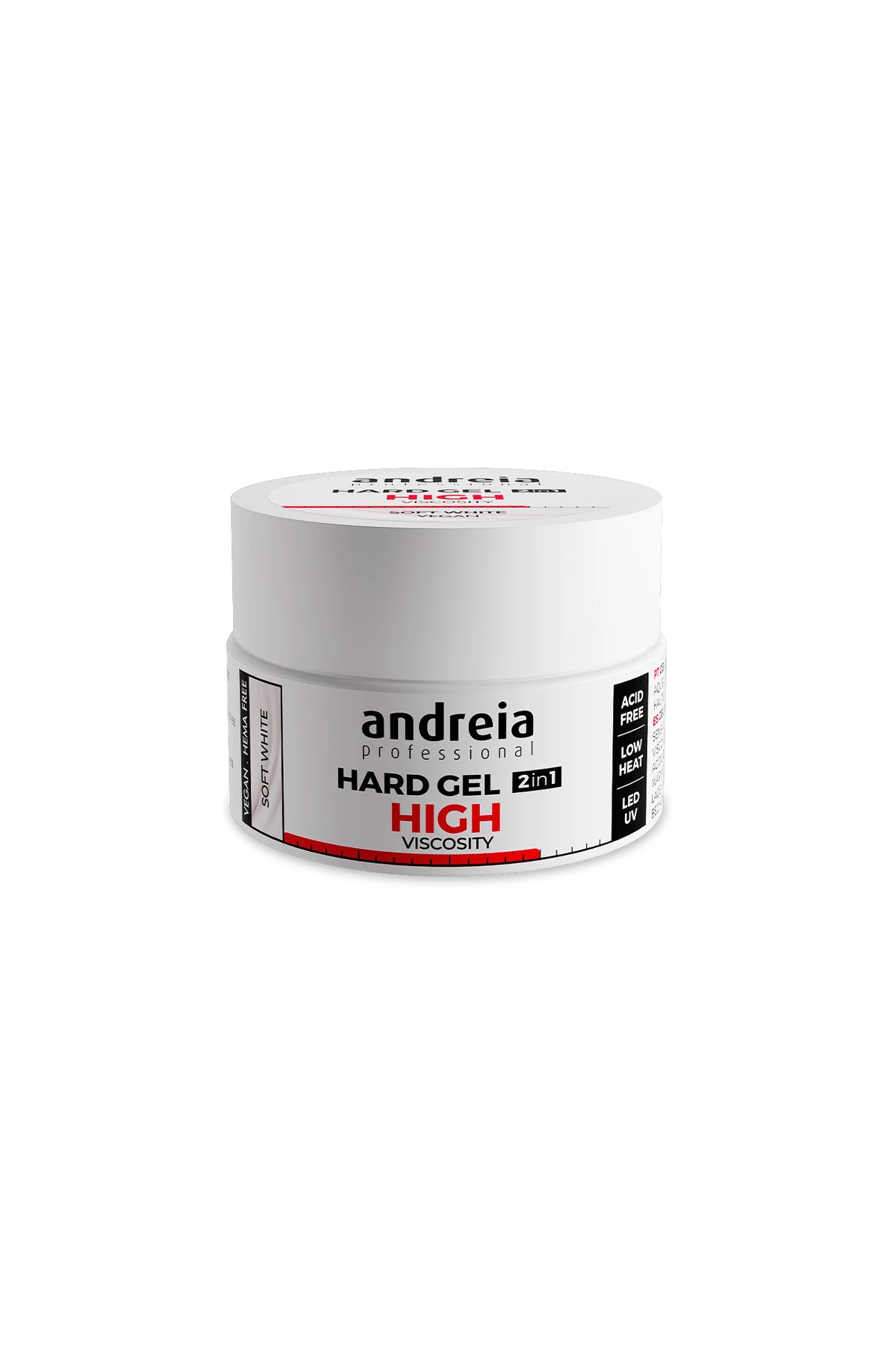 Hard Gel 2 in 1 - Soft White (High viscosity)