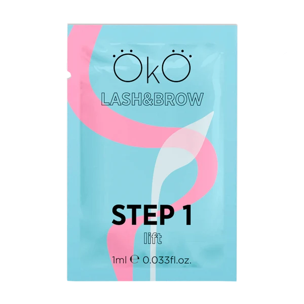 Step 1 para Lifting e brow lamination OKO Lash&Brow STEP 1 LIFT, 5 saquetas